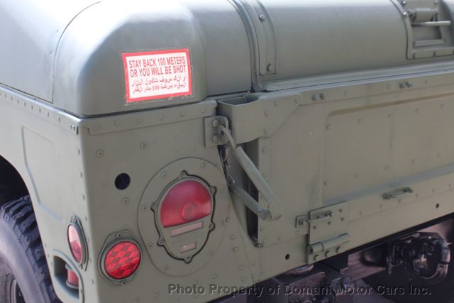 2002 AM General HUMVEE REAL FACTORY MILITARY AM GENERAL 4 DOOR SLANT BACK - 21703378 - 78