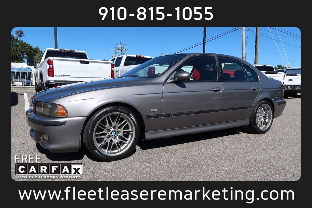 2002 Used BMW 5 Series M5 4D Sedan at Fleet Lease Remarketing Serving  Wilmington, NC, IID 22165850