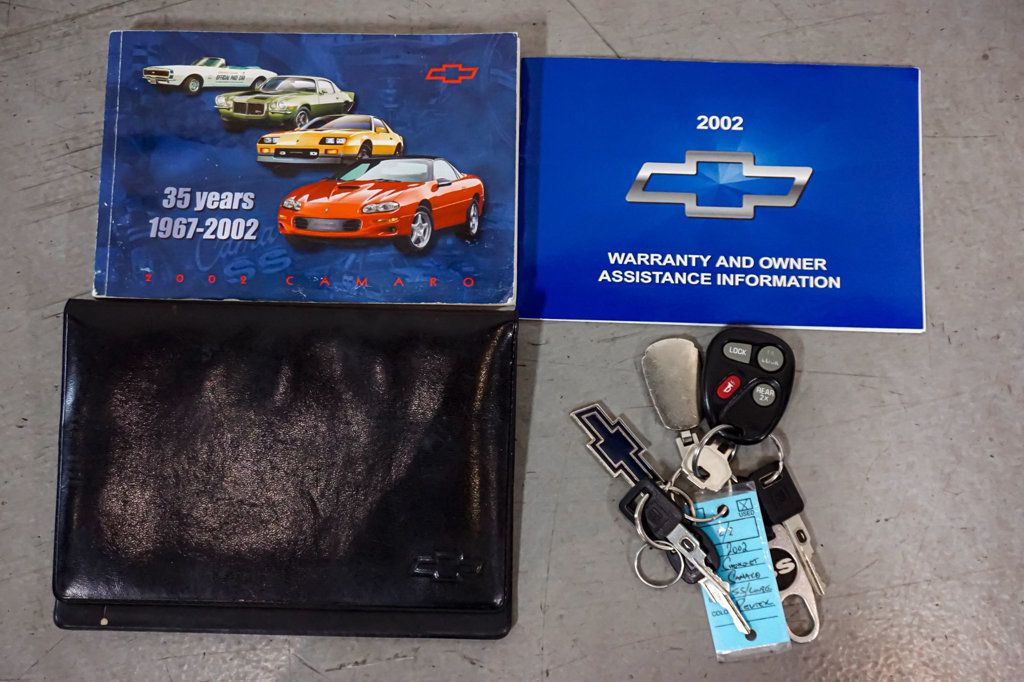 2002 Chevrolet Camaro *Camaro Z28 SS Coupe* *6-Speed Manual* *Only 25k Miles*   - 23064336 - 67