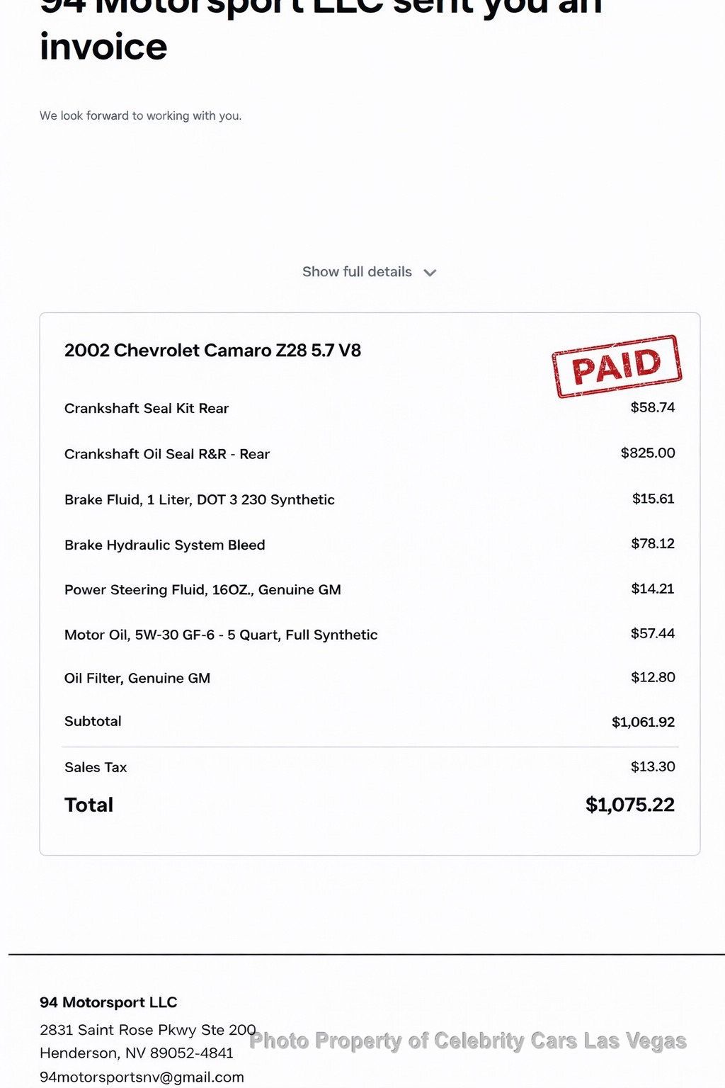 2002 Chevrolet Camaro Manual 19k miles  - 22974503 - 47