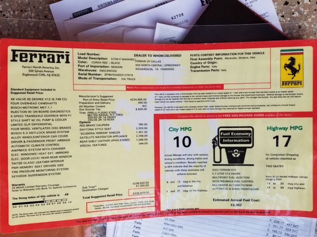 2002 Ferrari 575M Maranello 575M Maranello - 19663109 - 42