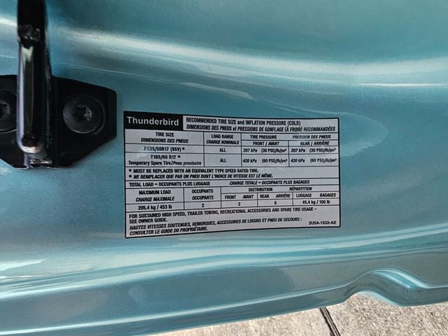 2002 Ford Thunderbird 2dr Convertible w/Hardtop Deluxe - 22342727 - 89