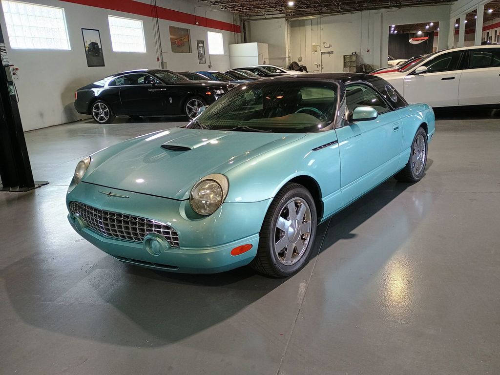2002 Ford Thunderbird 2dr Convertible w/Hardtop Deluxe Clean Carfax - 23021627 - 0