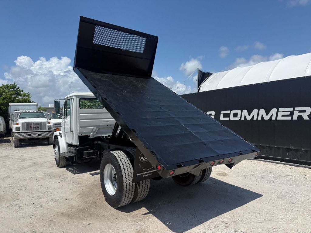 2002 Freightliner FL-70 Flatbed Dump Truck  - 23057337 - 2