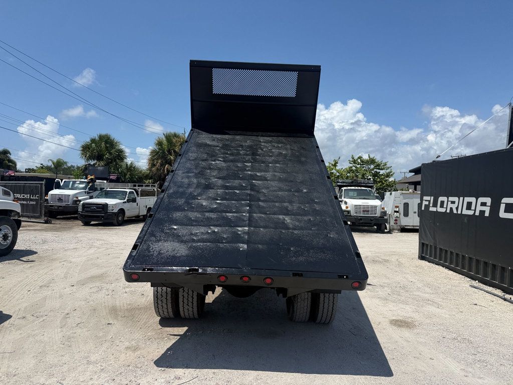 2002 Freightliner FL-70 Flatbed Dump Truck  - 23057337 - 3
