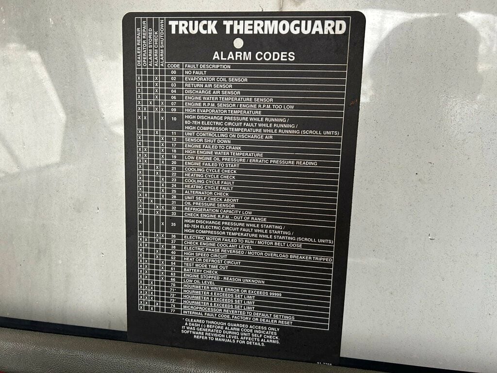 2002 GMC REEFER BOX TRUCK WITH LIFTGATE - 22680472 - 59