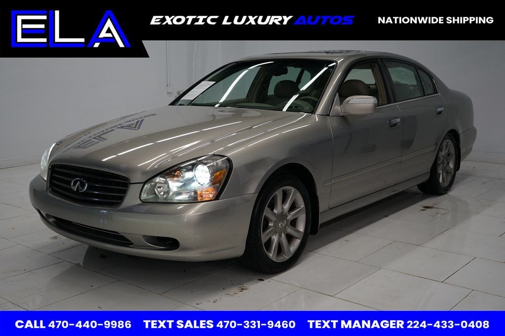 2002 INFINITI Q45 EVERY SERVICE RECORD IN HAND ON PAPER! FULLY DEALER SERVICED WOW - 22681162 - 0