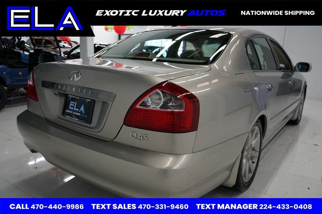 2002 INFINITI Q45 EVERY SERVICE RECORD IN HAND ON PAPER! FULLY DEALER SERVICED WOW - 22681162 - 11