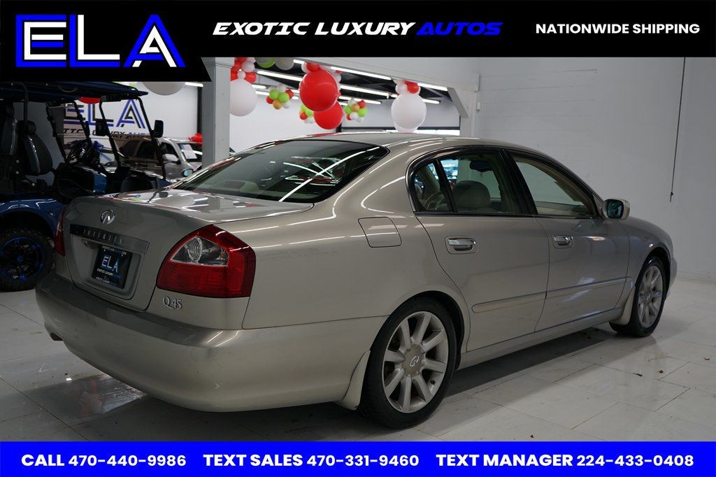 2002 INFINITI Q45 EVERY SERVICE RECORD IN HAND ON PAPER! FULLY DEALER SERVICED WOW - 22681162 - 12