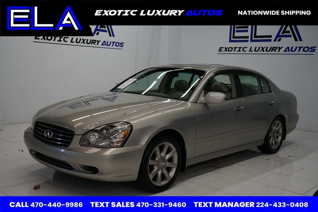 2002 INFINITI Q45 EVERY SERVICE RECORD IN HAND ON PAPER! FULLY DEALER SERVICED WOW - 22681162 - 2