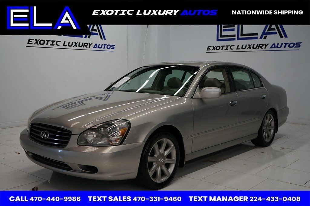 2002 INFINITI Q45 EVERY SERVICE RECORD IN HAND ON PAPER! FULLY DEALER SERVICED WOW - 22681162 - 4