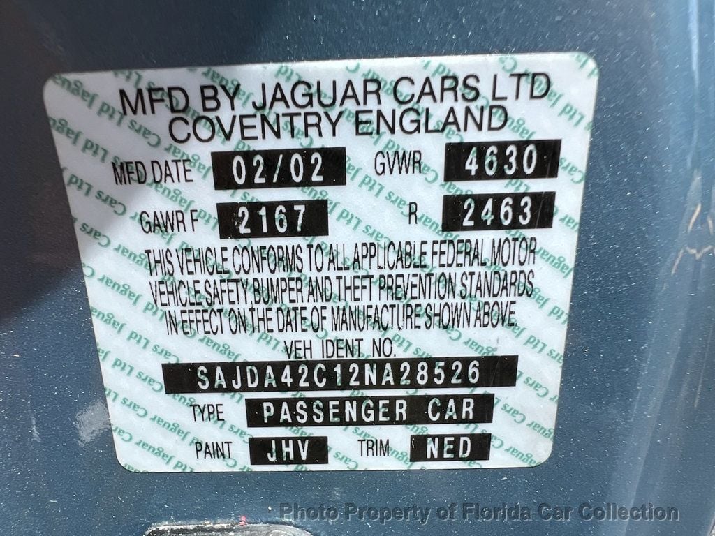 2002 Jaguar XK8 Convertible 4.0L Automatic - 22880909 - 87