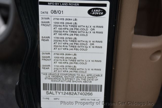 2002 Land Rover Discovery Series II 4dr Wagon SE - 23099062 - 44