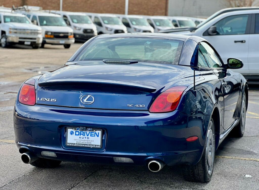 2002 Lexus SC 430 2dr Convertible - 22974657 - 4