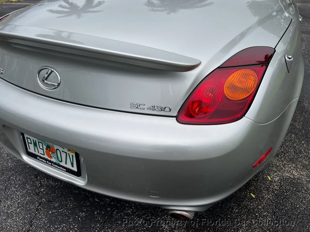 2002 Lexus SC 430 Convertible Hardtop Mark Levinson - 22742032 - 37