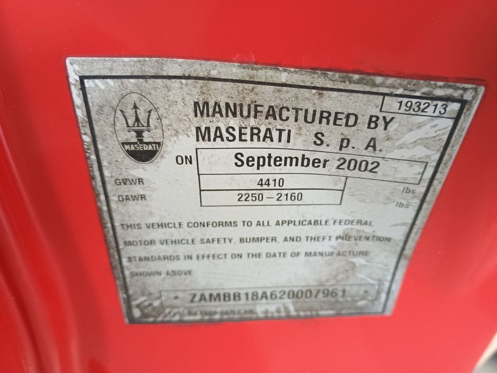 2002 Maserati Spyder Cambiocorsa Clean Carfax - 22933288 - 17