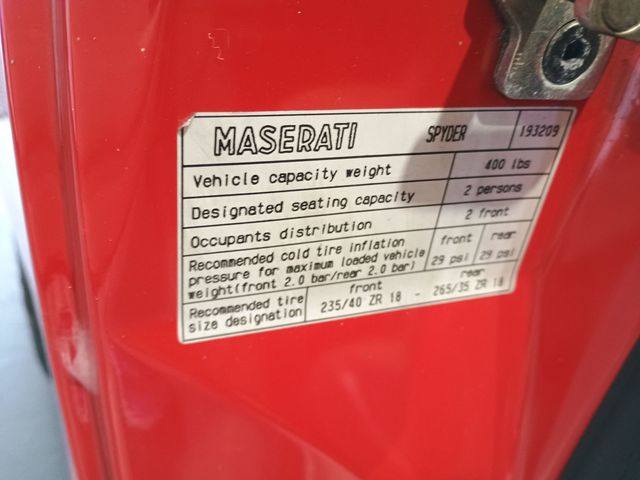 2002 Maserati Spyder Cambiocorsa Clean Carfax - 22933288 - 18