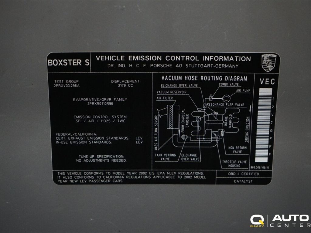 2002 Porsche Boxster 2dr Roadster S 6-Speed Manual - 22979234 - 28