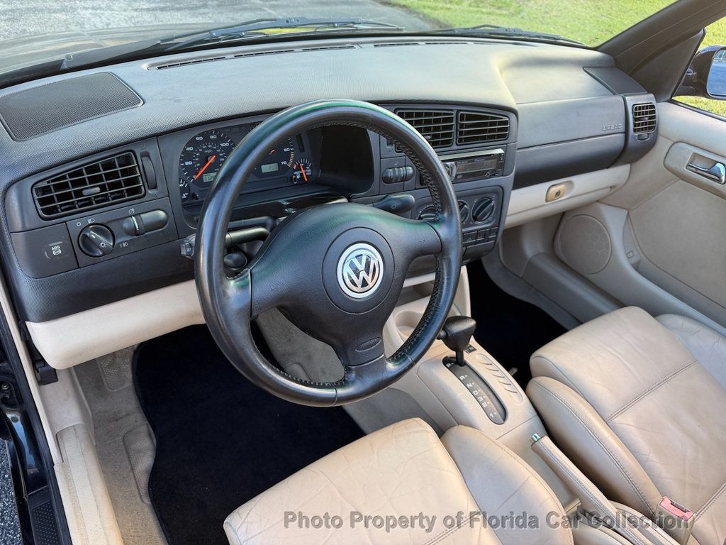 2002 Volkswagen Cabrio GLX Convertible Automatic - 22994996 - 36