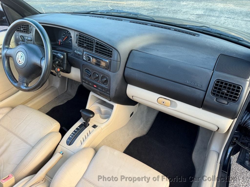 2002 Volkswagen Cabrio GLX Convertible Automatic - 22994996 - 37