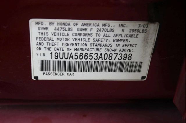 2003 Acura TL 4dr Sedan 3.2L - 23026753 - 10