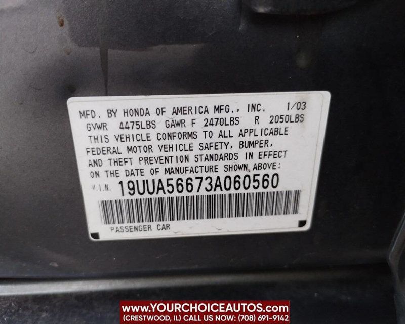 2003 Acura TL 4dr Sedan 3.2L - 22923358 - 35