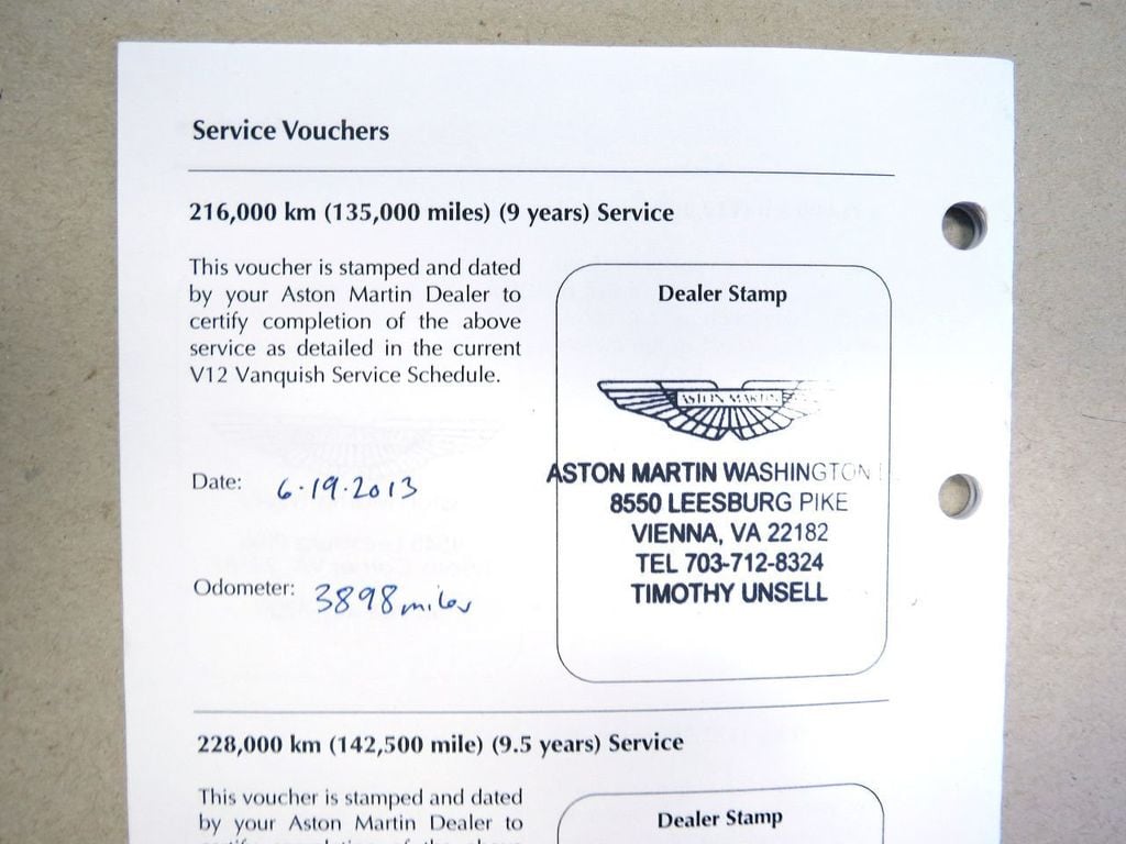 2003 Aston Martin VANQUISH V12 BOWLAND BLACK...4,515 Miles...Investment Grade! - 17958544 - 59