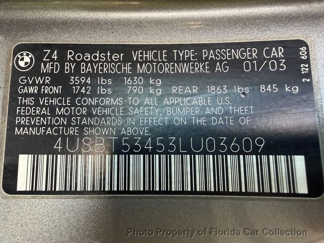 2003 BMW Z4 Roadster 3.0i Sport Premium Automatic - 22927464 - 21