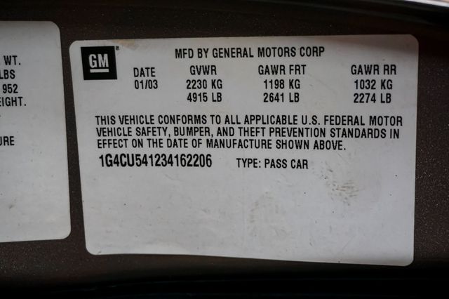 2003 Buick Park Avenue *Ultra Sedan* *3.8L V6 Supercharged* *HUD* *Low Miles* - 23052609 - 17
