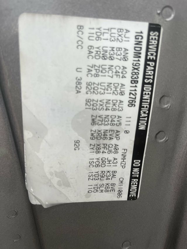 2003 Chevrolet Astro Passenger Ext 111" WB RWD - 23092478 - 8