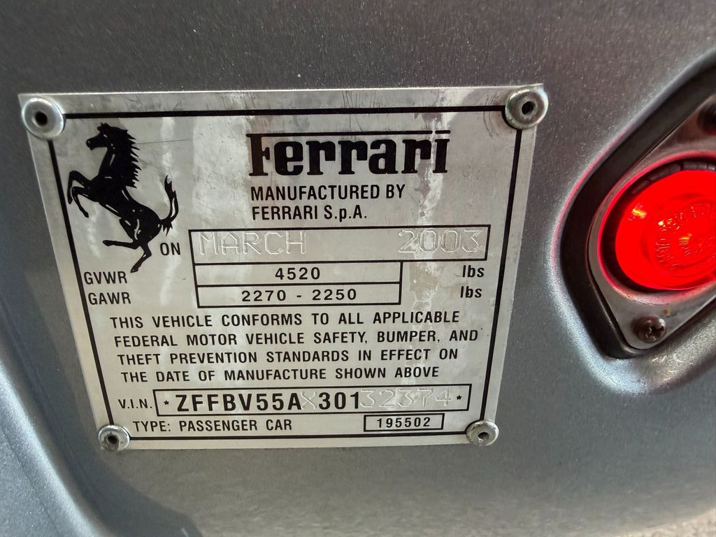 2003 Ferrari 575M Maranello Fiorano Handling Package/Daytona Style Seats/Satellite Navigator - 23073962 - 29