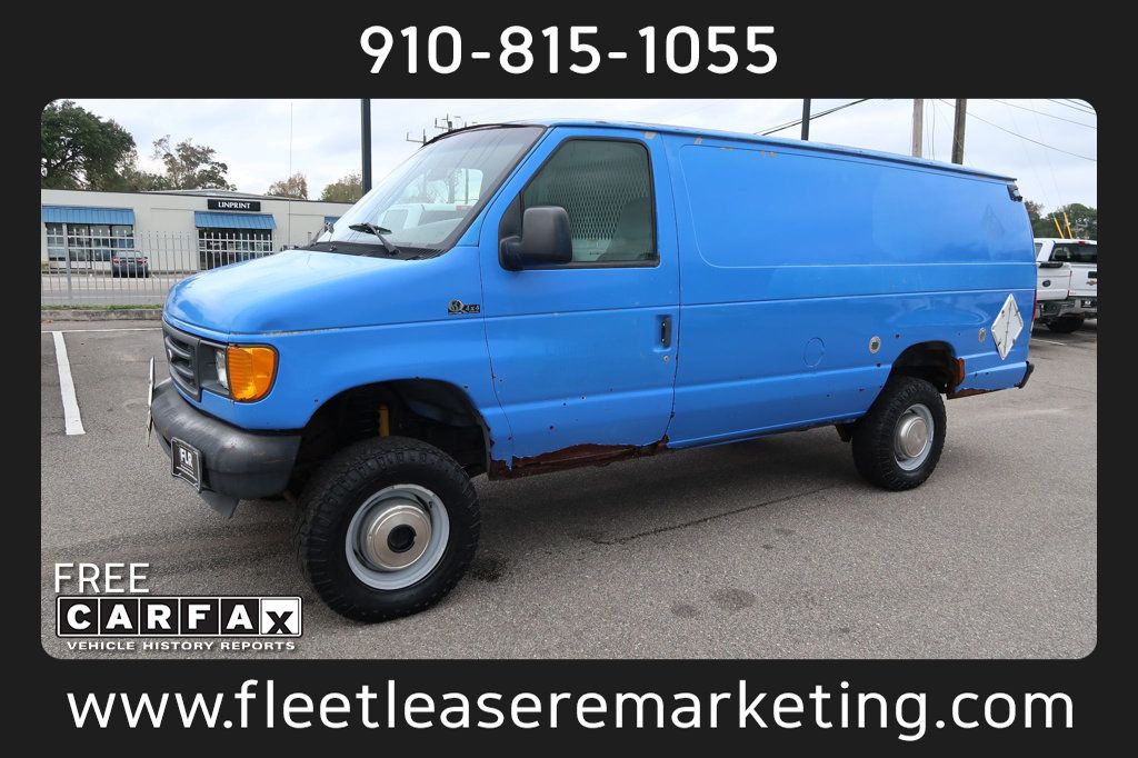 2003 Ford Econoline Cargo Van E350 4WD Quigley Extended Cargo Van - 22678805 - 0