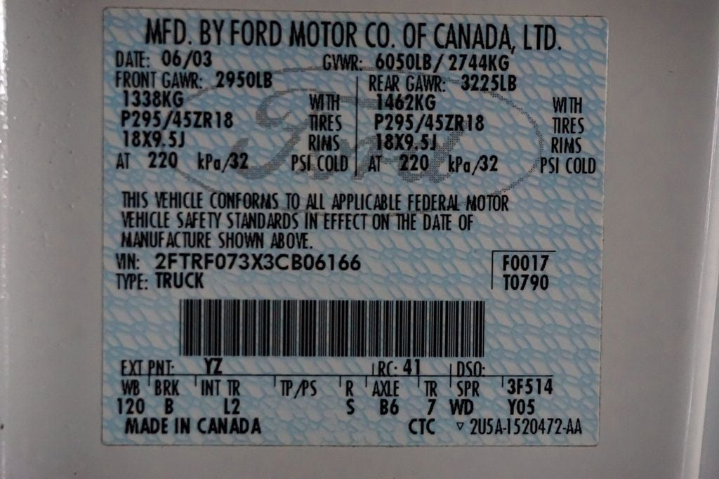2003 Ford F-150 SVT Lightning photo 19