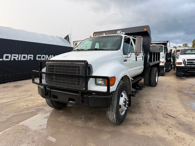 2003 Ford F-750 Crew Cab Dump Truck  - 23041128 - 7