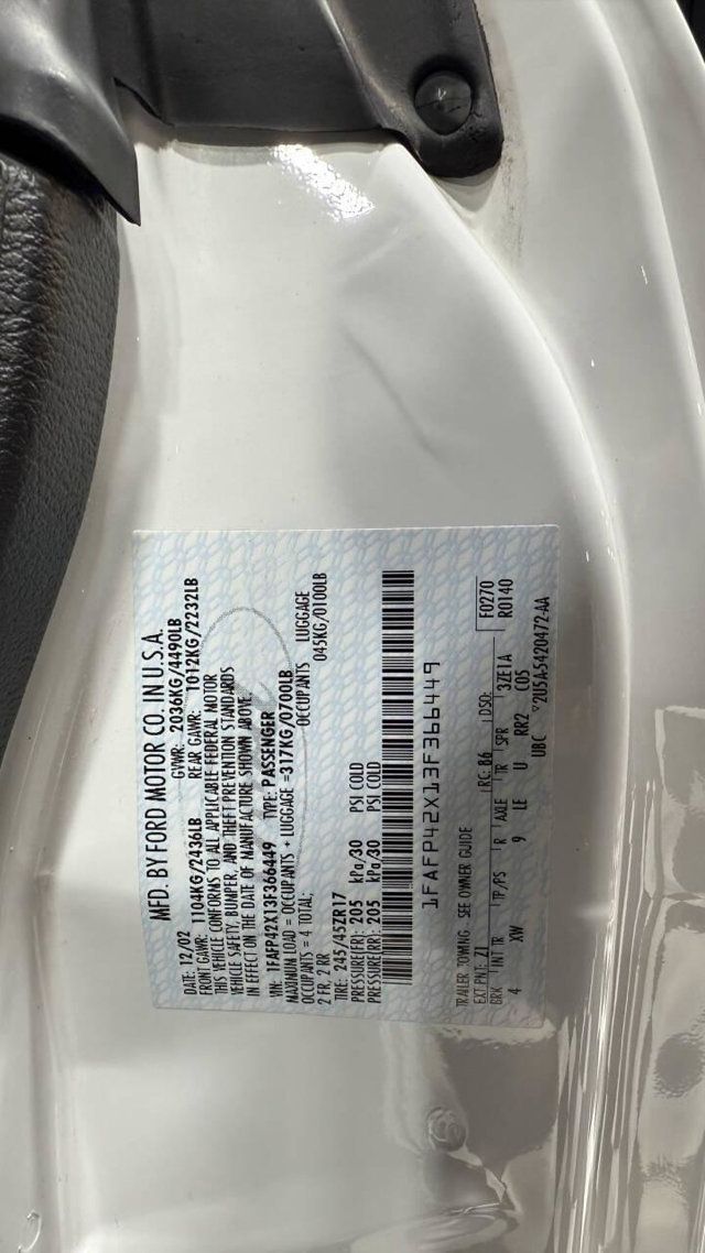 2003 Ford Mustang 2dr Coupe GT Deluxe - 22984933 - 40