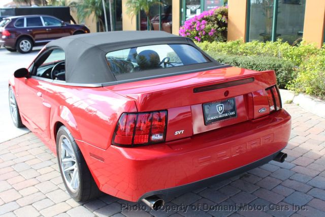 2003 Ford Mustang Mustang SVT Cobra Convertible  - 20556471 - 37