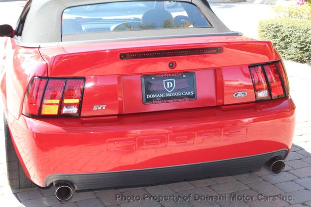 2003 Ford Mustang Mustang SVT Cobra Convertible  - 20556471 - 77