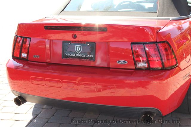 2003 Ford Mustang Mustang SVT Cobra Convertible  - 20556471 - 78
