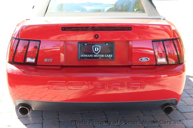 2003 Ford Mustang Mustang SVT Cobra Convertible  - 20556471 - 79