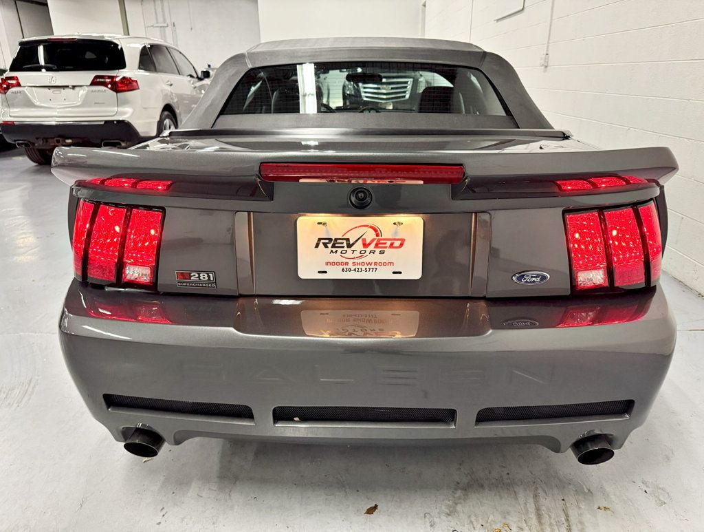 2003 Ford Mustang SALEEN S281 SUPERCHARGED CONVERTIBLE   - 22707243 - 18