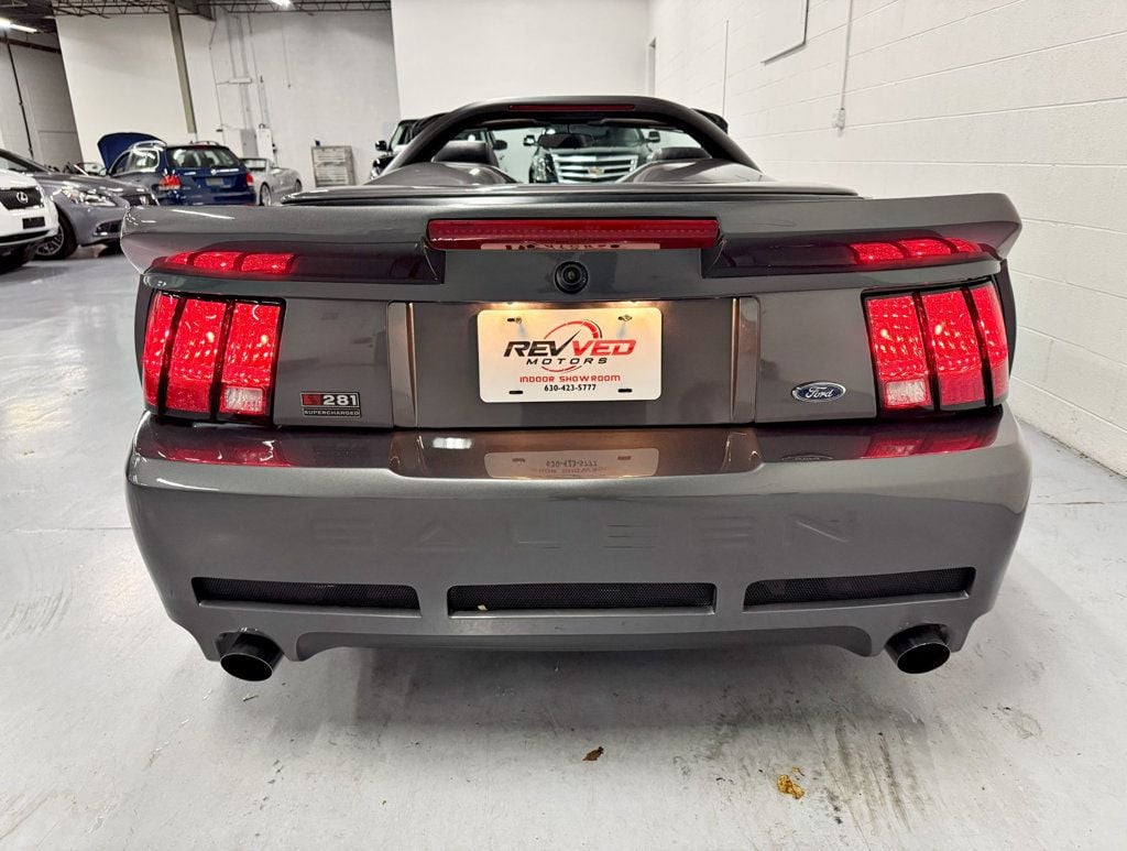 2003 Ford Mustang SALEEN S281 SUPERCHARGED CONVERTIBLE   - 22707243 - 5