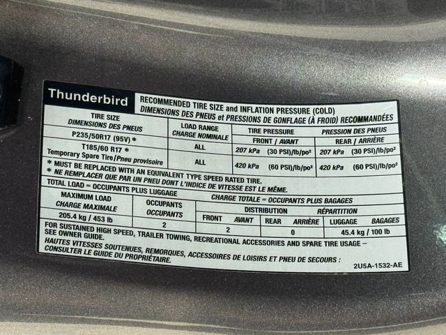 2003 Ford Thunderbird 2003 FORD THUNDERBIRD - 22933261 - 80