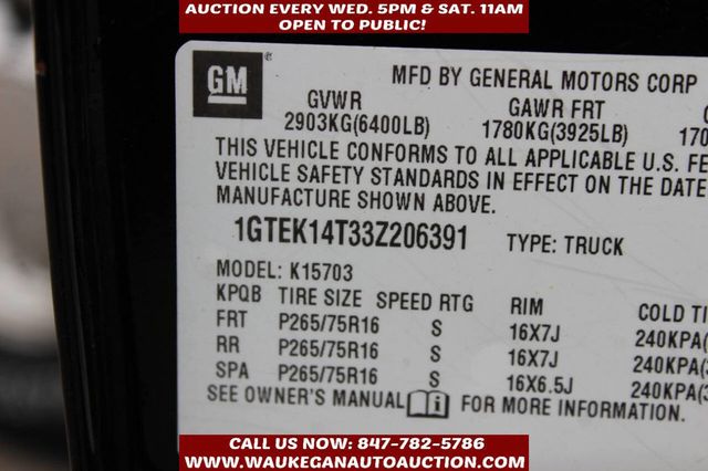 2003 GMC Sierra 1500 Base 2dr Standard Cab 4WD LB - 22940454 - 8