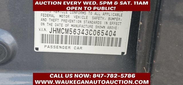2003 Honda Accord Sedan LX Automatic - 22998530 - 9