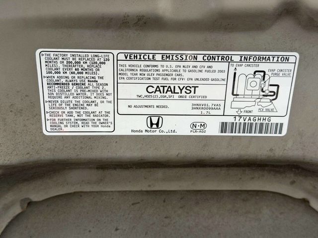 2003 Honda Civic 4dr Sedan EX Automatic - 22971663 - 29