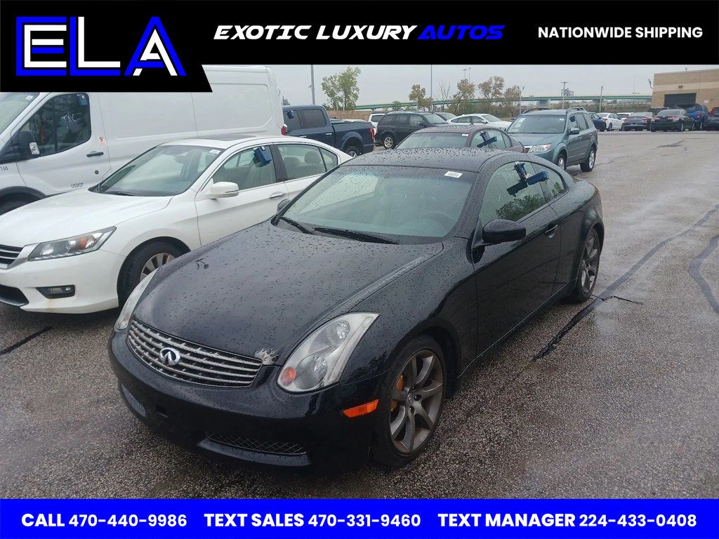 2003 INFINITI G35 Coupe NO DASHBOARD CRACK! TRUE 6 SPEED MANUAL! FULLY STOCK OEM! CLEAN  - 22649245 - 0