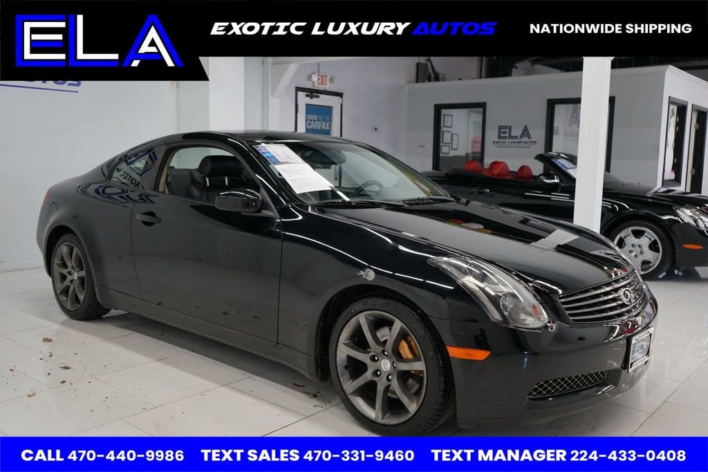 2003 INFINITI G35 Coupe NO DASHBOARD CRACK! TRUE 6 SPEED MANUAL! FULLY STOCK OEM! CLEAN  - 22649245 - 16