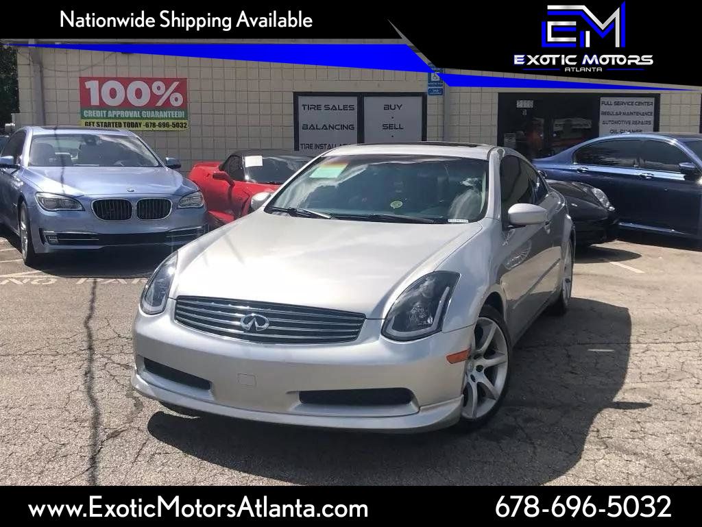 2003 INFINITI G35 Coupe UPGRADED HEADLIGHTS, SPOILER, SUNROOF, TINTED, HEATED SEATS!!! - 22601997 - 0