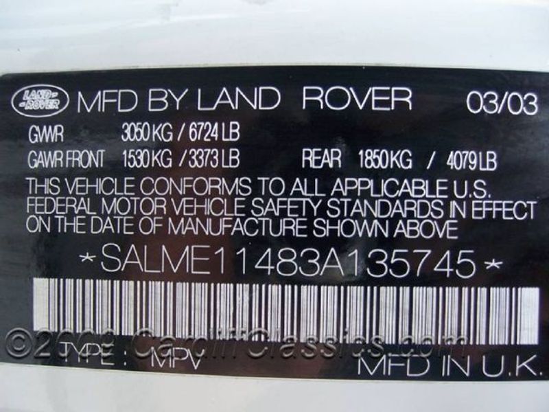 2003 Land Rover Range Rover HSE - 4274359 - 30