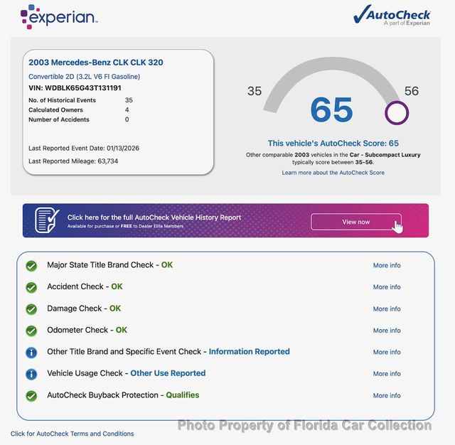 2003 Mercedes-Benz CLK CLK320 Cabriolet 3.2L AMG Sport Package - 22976174 - 95